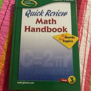 Glencoe quick review math handbook